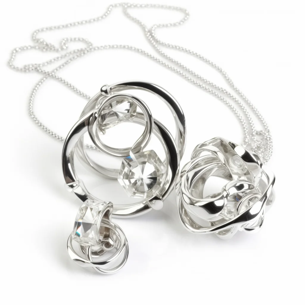 Locket Pendant Necklace Charm 1.5" Engraved Flowers Heart Shape